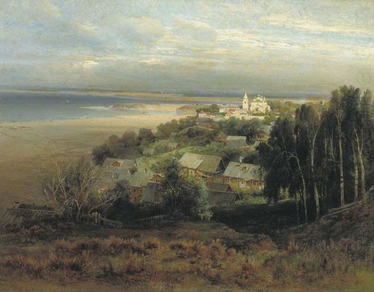 Alexei Savrasov Monastery of Caves near Nizhny Novgorod china oil painting image